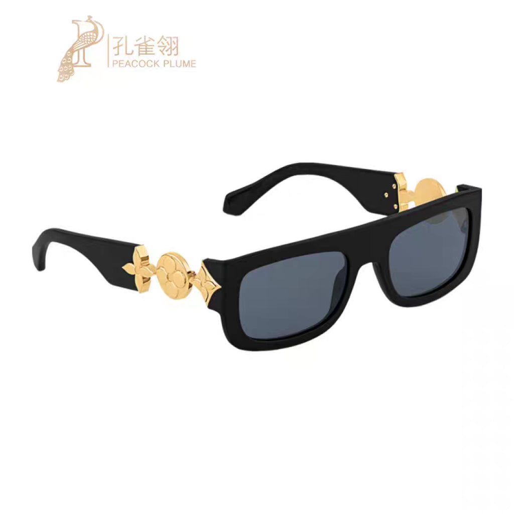 Louis Vuitton Square Black Lens Sunglasses for Men & Women - 866866
