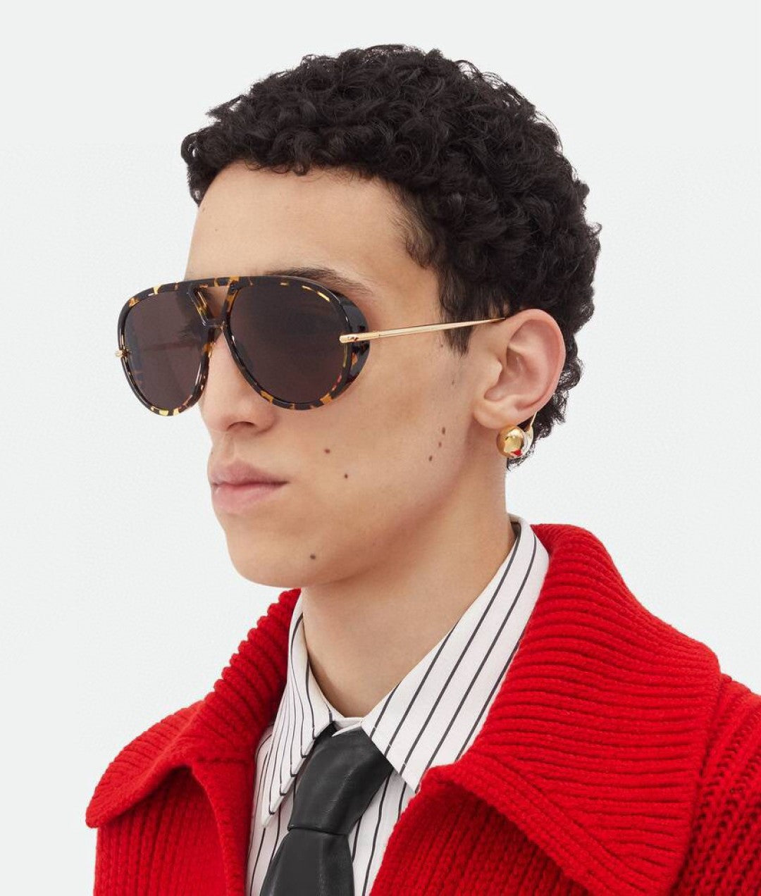 Cartier Lightweight Rimless Orange Lens Sunglasses for Men & Women - 449436 - detail image 12