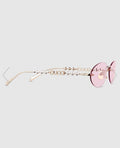 Gucci GG1922 Round Red Lens Sunglasses for Men & Women - 493290