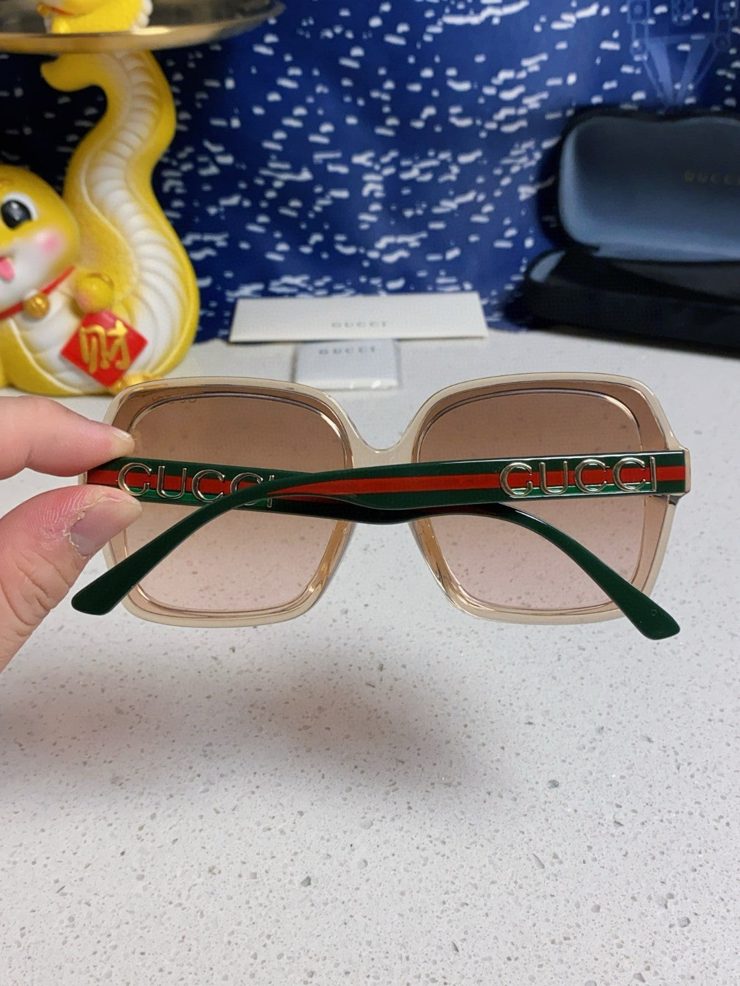 Gucci Fashion Brown Lens Sunglasses for Men & Women - 398364 - detail image 5