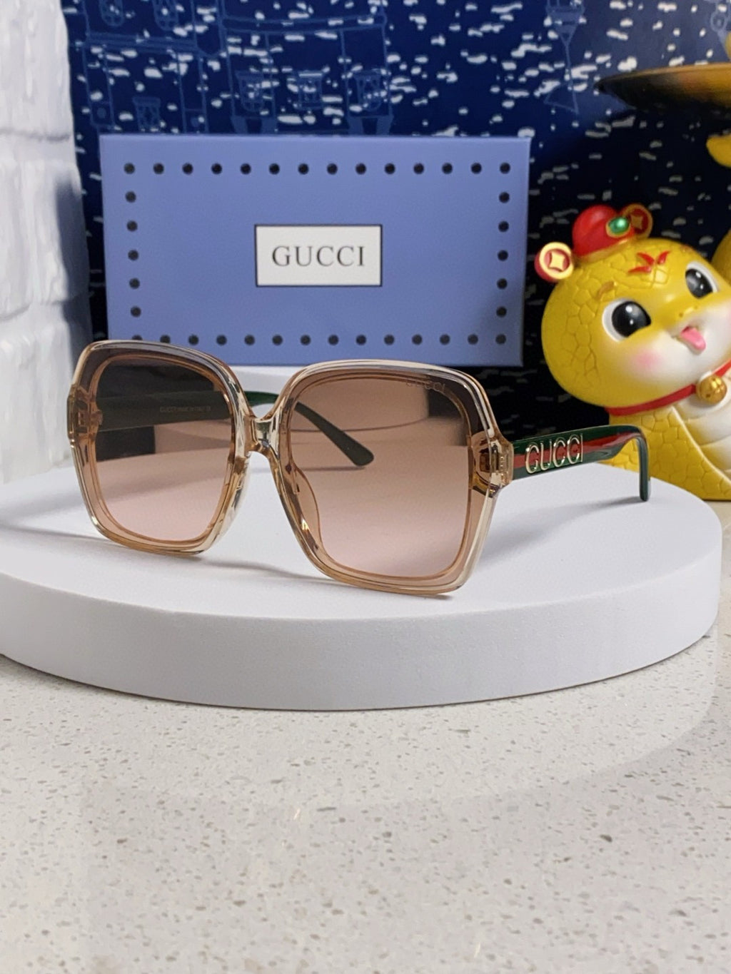 Gucci Fashion Brown Lens Sunglasses for Men & Women - 398364
