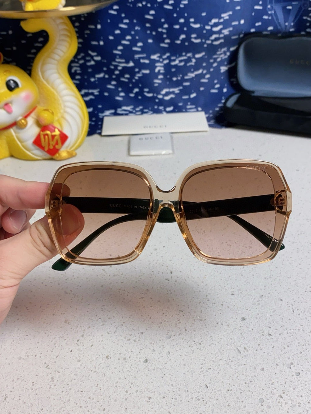 Gucci Fashion Brown Lens Sunglasses for Men & Women - 398364 - detail image 4