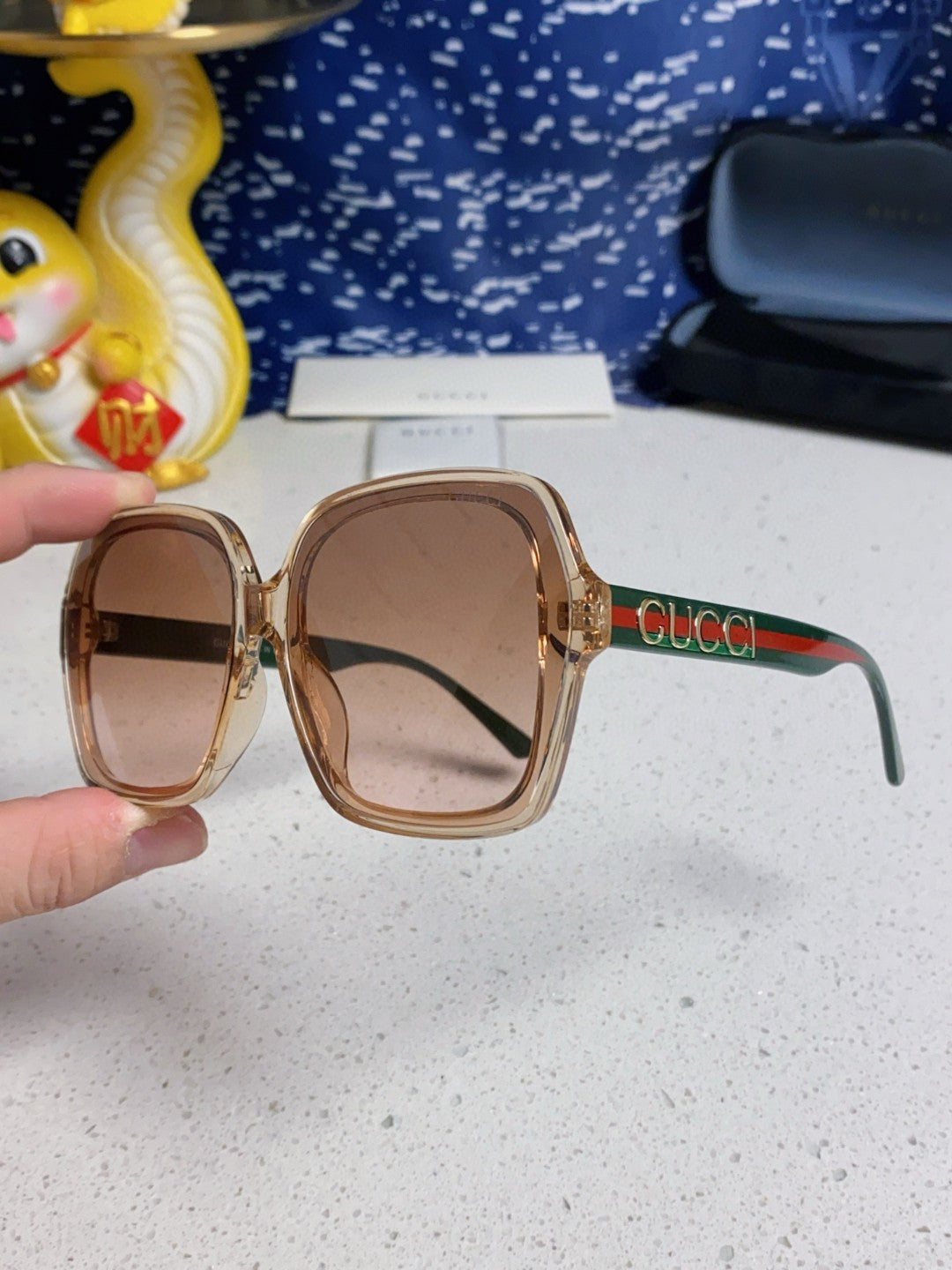 Gucci Fashion Brown Lens Sunglasses for Men & Women - 398364 - detail image 6