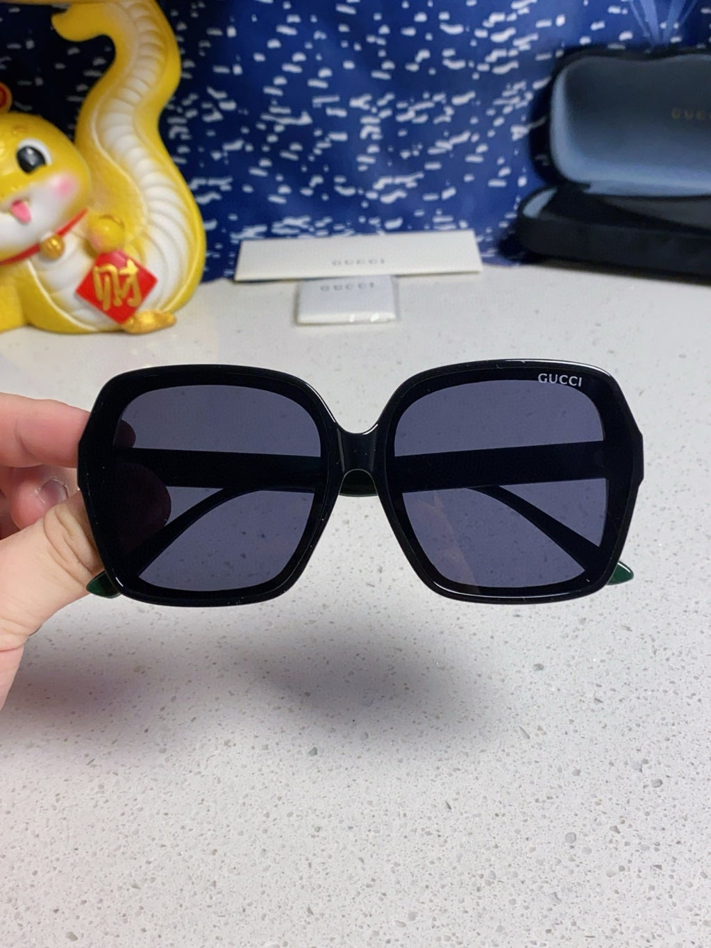 Gucci Fashion Silver Lens Sunglasses for Men & Women - 398367 - detail image 4