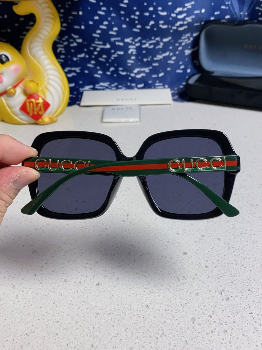 Gucci Fashion Silver Lens Sunglasses for Men & Women - 398367 - detail image 5