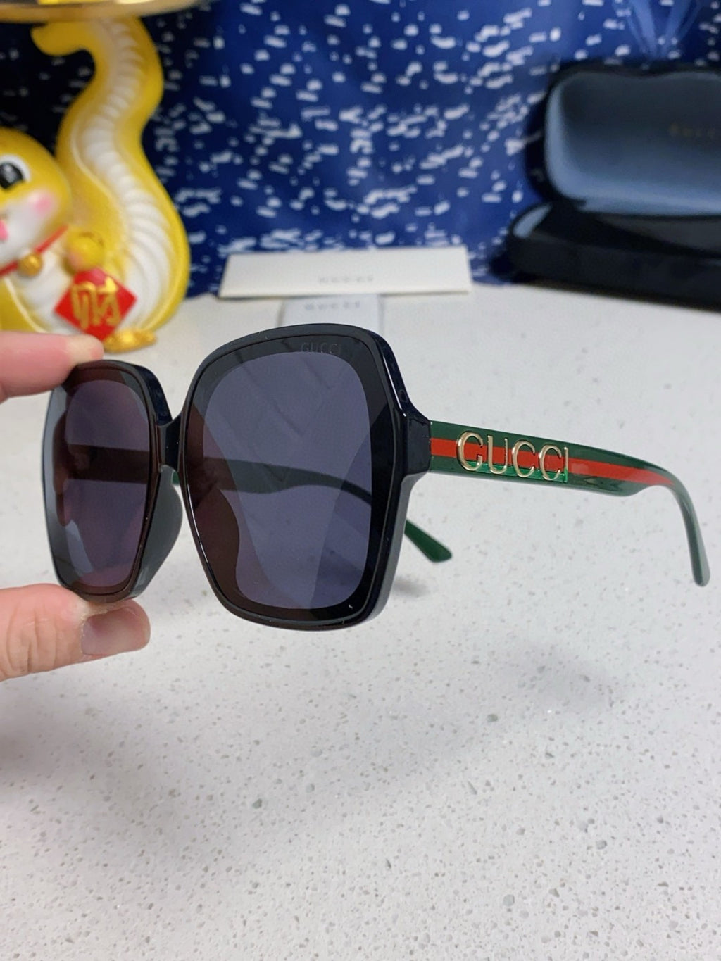 Gucci Fashion Silver Lens Sunglasses for Men & Women - 398367 - detail image 6