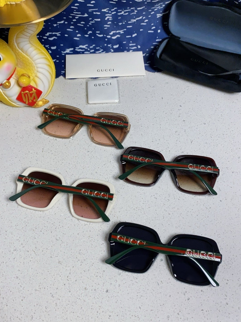 Gucci Fashion Silver Lens Sunglasses for Men & Women - 398367 - detail image 11