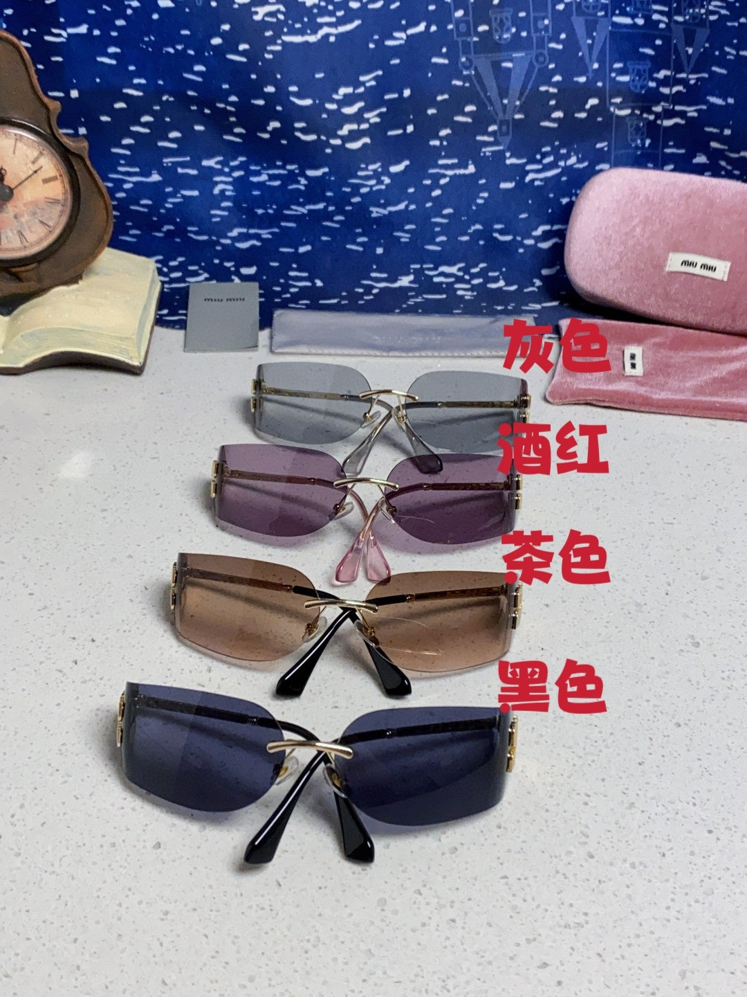 Miu Miu A51S Fashion Silver Lens Sunglasses for Men & Women - detail image 12