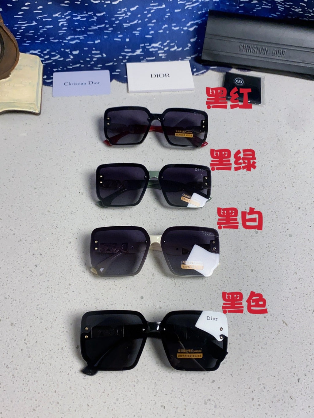 Dior Polarized Fashion Gray Lens Sunglasses for Men & Women - 398769 - detail image 12