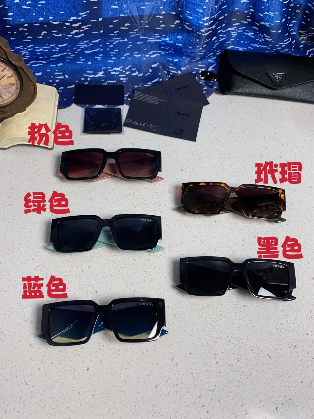 Prada Fashion Silver Lens Sunglasses for Men & Women - 382723 - detail image 12