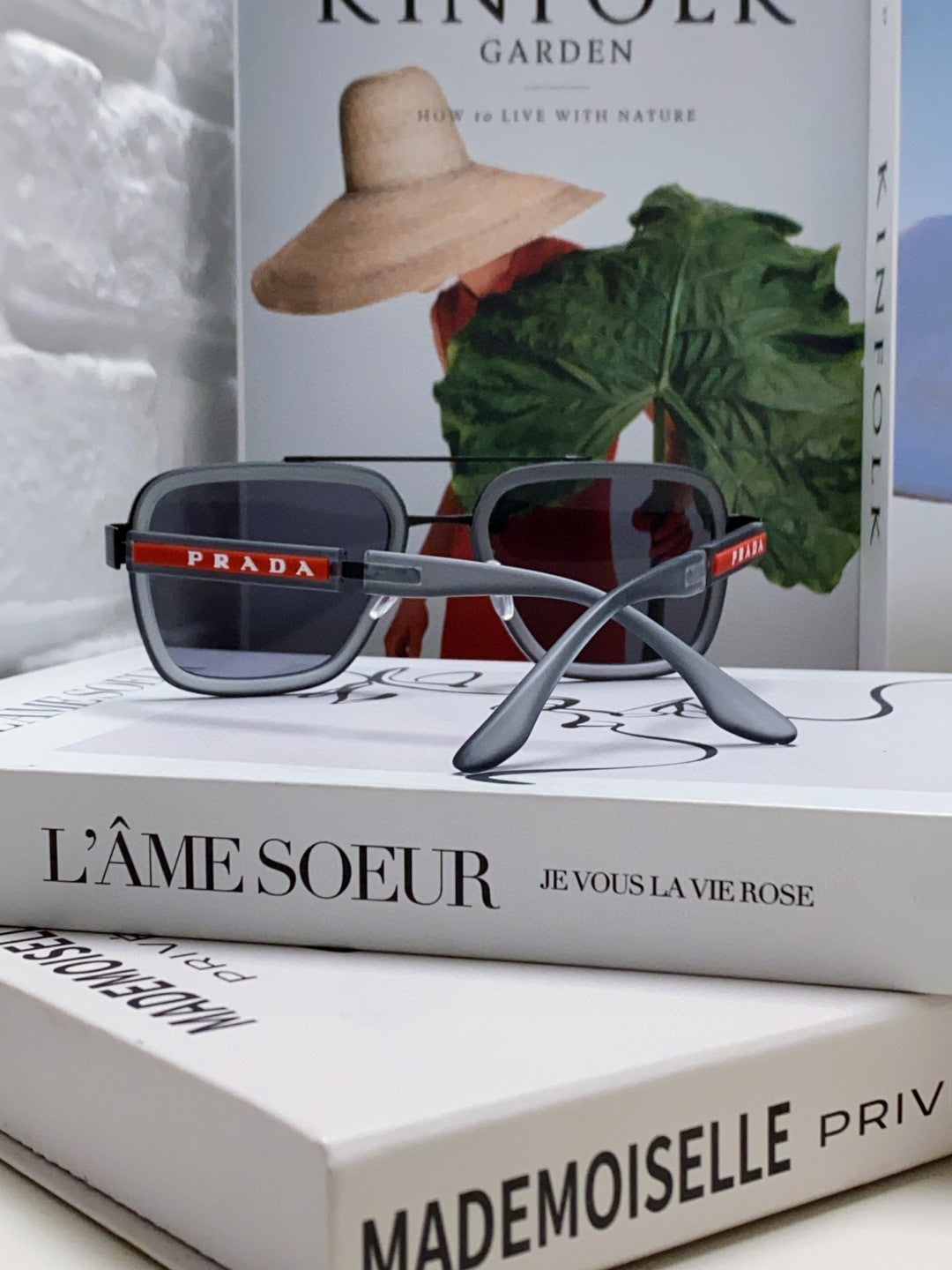 Prada Aviator Blue Lens Sunglasses for Men & Women - detail image 2