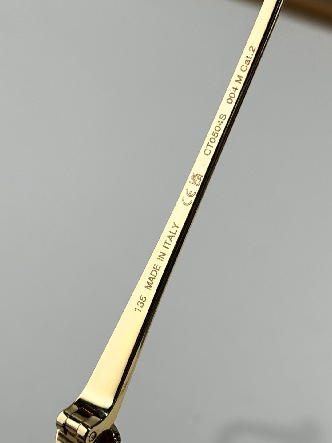 Cartier CT0504S Lightweight Rimless Black Lens Sunglasses for Men & W - 372298 - detail image 7