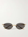 Cartier CT0504S Lightweight Rimless Black Lens Sunglasses for Men & W - 372298