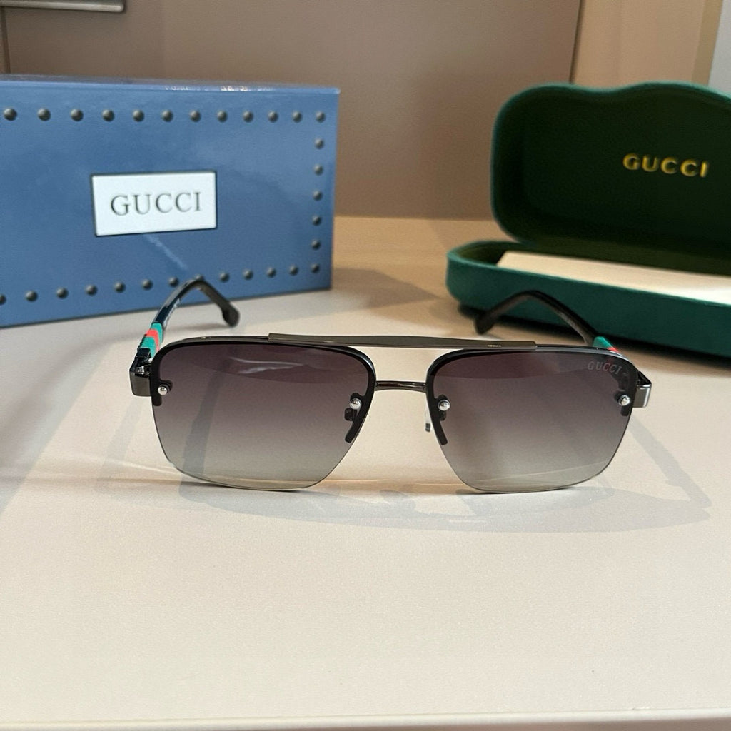 Chanel Oversized Brown Lens Sunglasses for Men - detail image 2