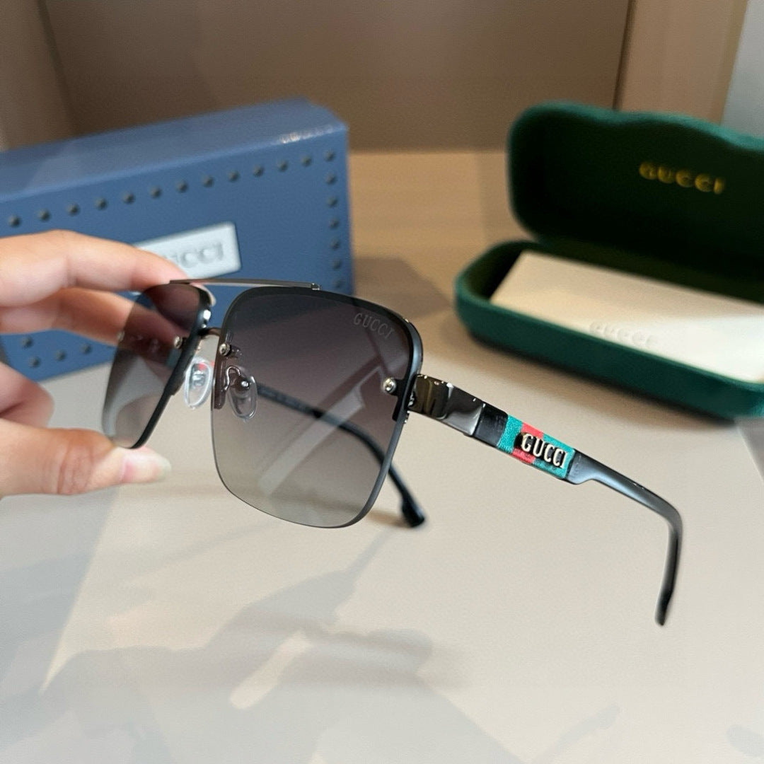 Chanel Oversized Brown Lens Sunglasses for Men - detail image 3