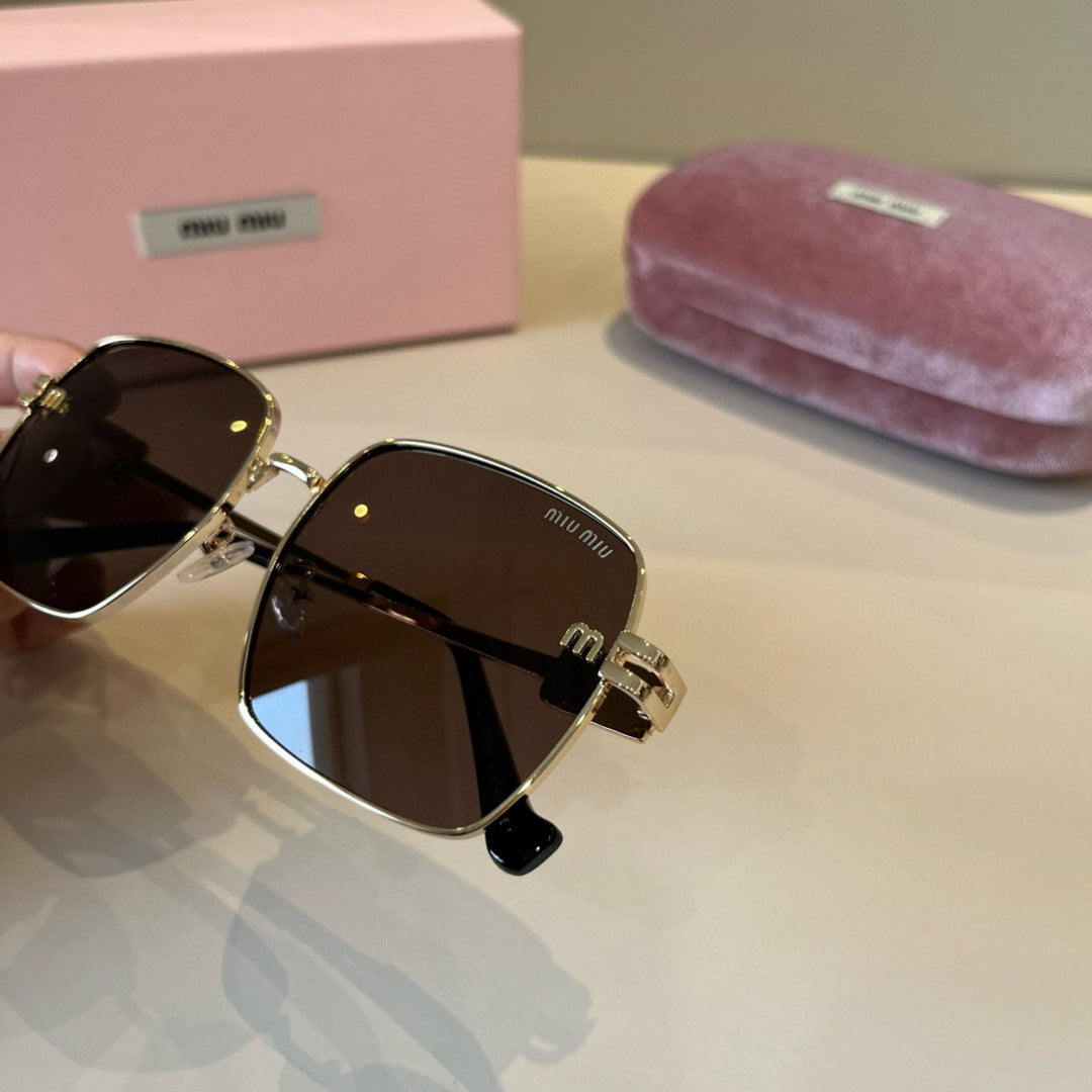 Miu Miu Fashion Brown Lens Sunglasses for Men & Women - detail image 5