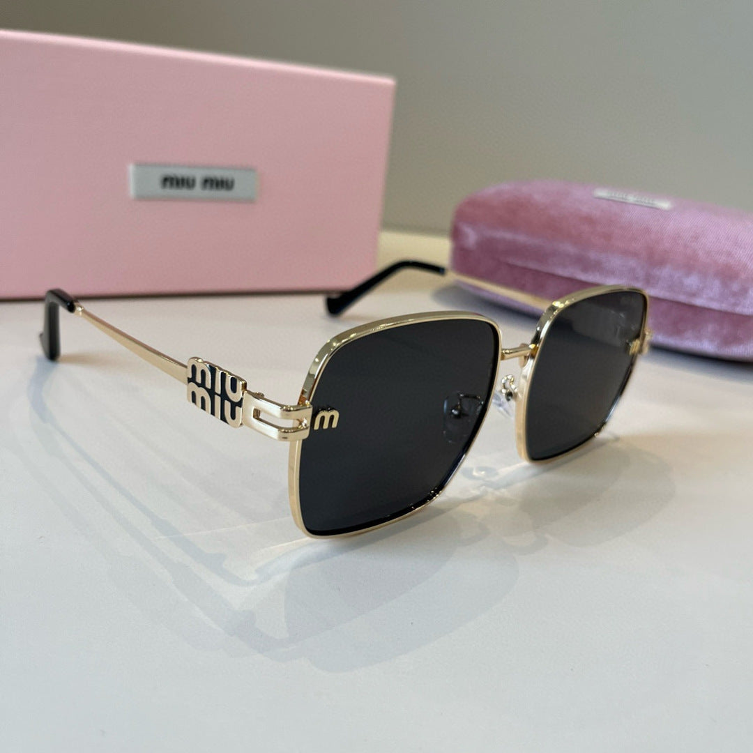 Miu Miu Fashion Silver Lens Sunglasses for Men & Women - 383012