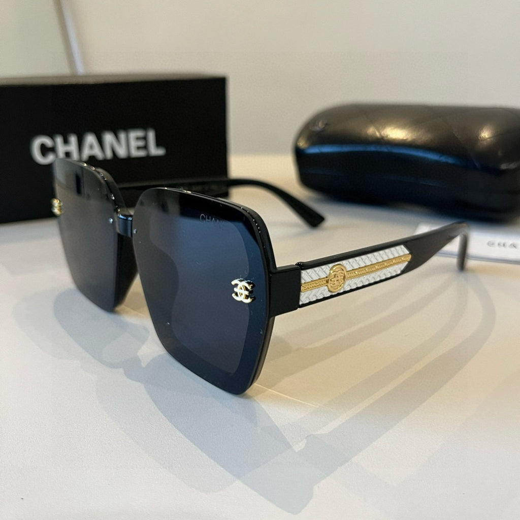 Chanel Fashion Black Lens Sunglasses for Men & Women - 371724 - detail image 3