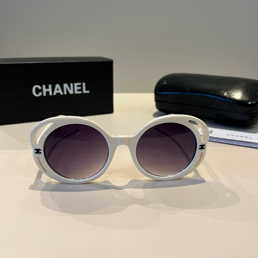 Chanel Fashion Green Lens Sunglasses for Men & Women - detail image 2