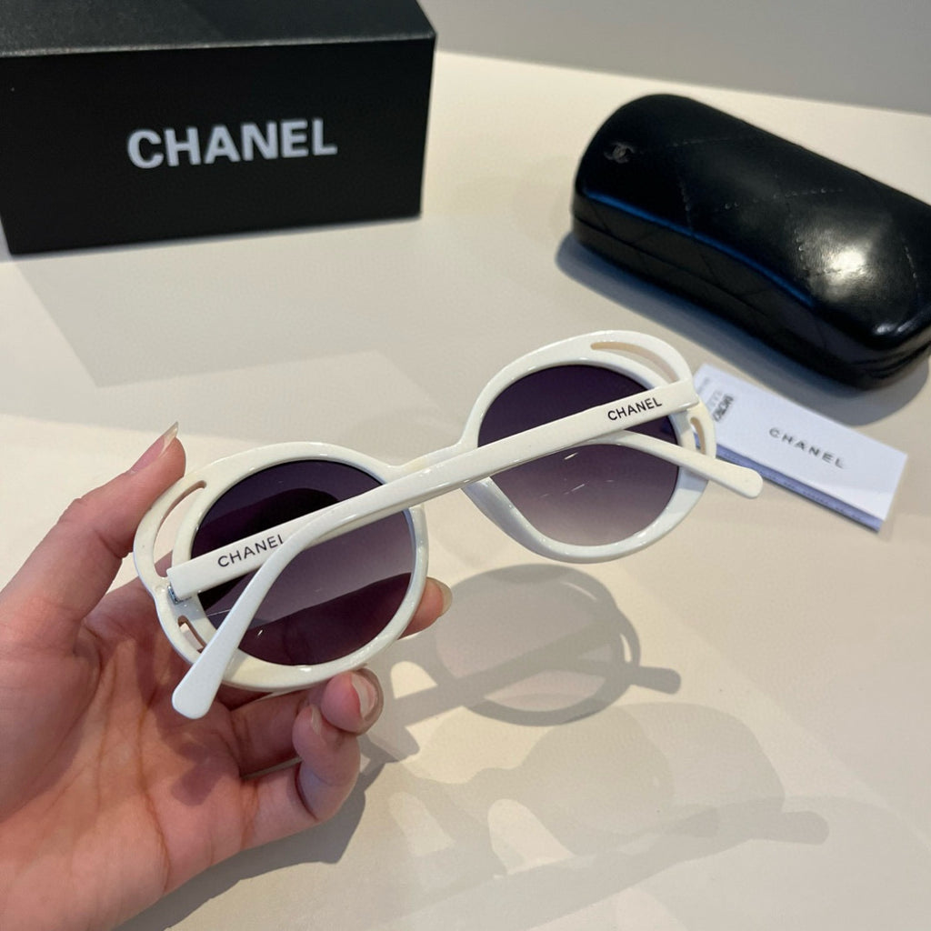 Chanel Fashion Green Lens Sunglasses for Men & Women - detail image 8