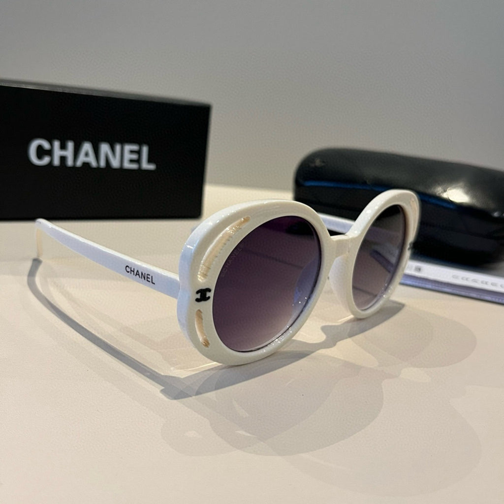 Chanel Fashion Green Lens Sunglasses for Men & Women