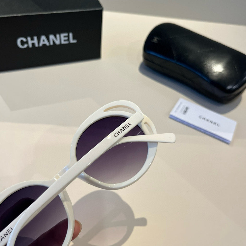 Chanel Fashion Green Lens Sunglasses for Men & Women - detail image 7