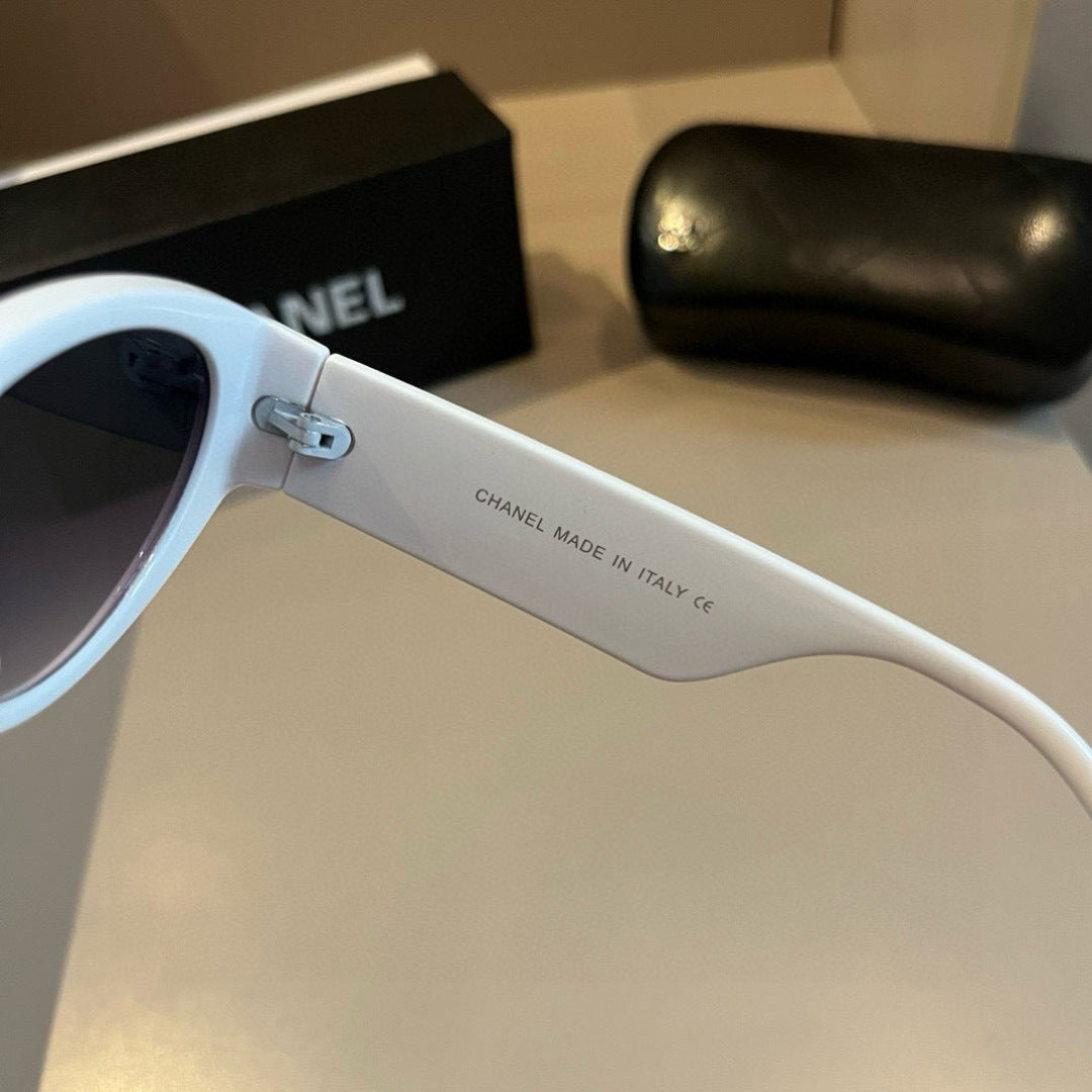 Chanel Cat-Eye Gold Lens Sunglasses for Men & Women - 371727 - detail image 8