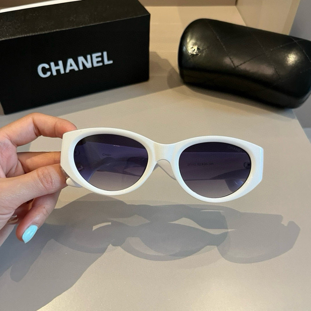 Chanel Cat-Eye Gold Lens Sunglasses for Men & Women - 371727 - detail image 5