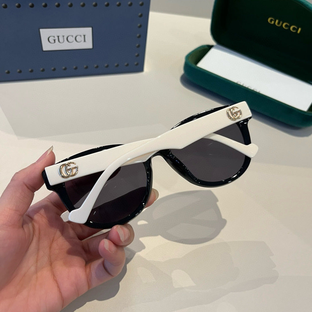 Gucci Oversized Black Lens Sunglasses for Women - 371516 - detail image 6