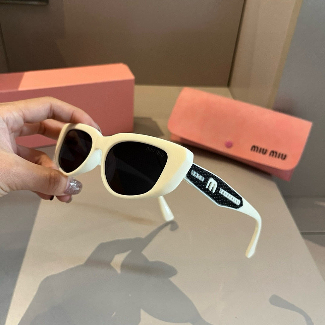 Miu Miu Cat-Eye Gold Lens Sunglasses for Men & Women - 372430 - detail image 4