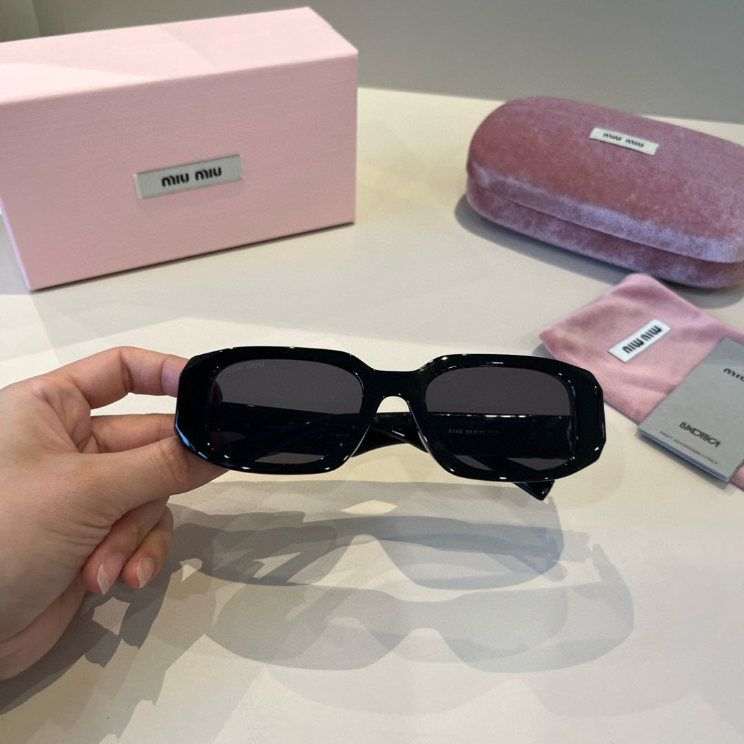 Miu Miu Cat-Eye Black Lens Sunglasses for Men & Women - 372431 - detail image 4