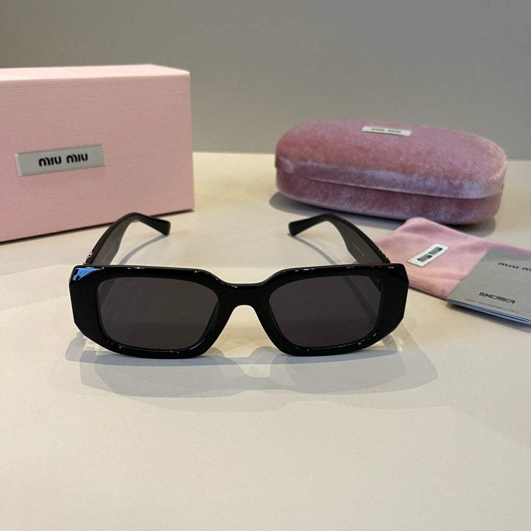 Miu Miu Cat-Eye Black Lens Sunglasses for Men & Women - 372431 - detail image 2