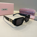 Miu Miu Cat-Eye Black Lens Sunglasses for Men & Women - 372431