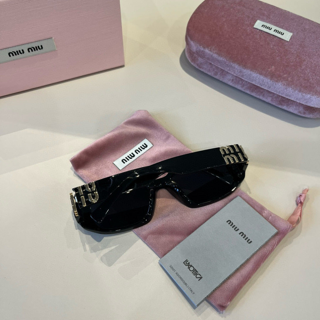 Miu Miu Cat-Eye Black Lens Sunglasses for Men & Women - 372431 - detail image 6