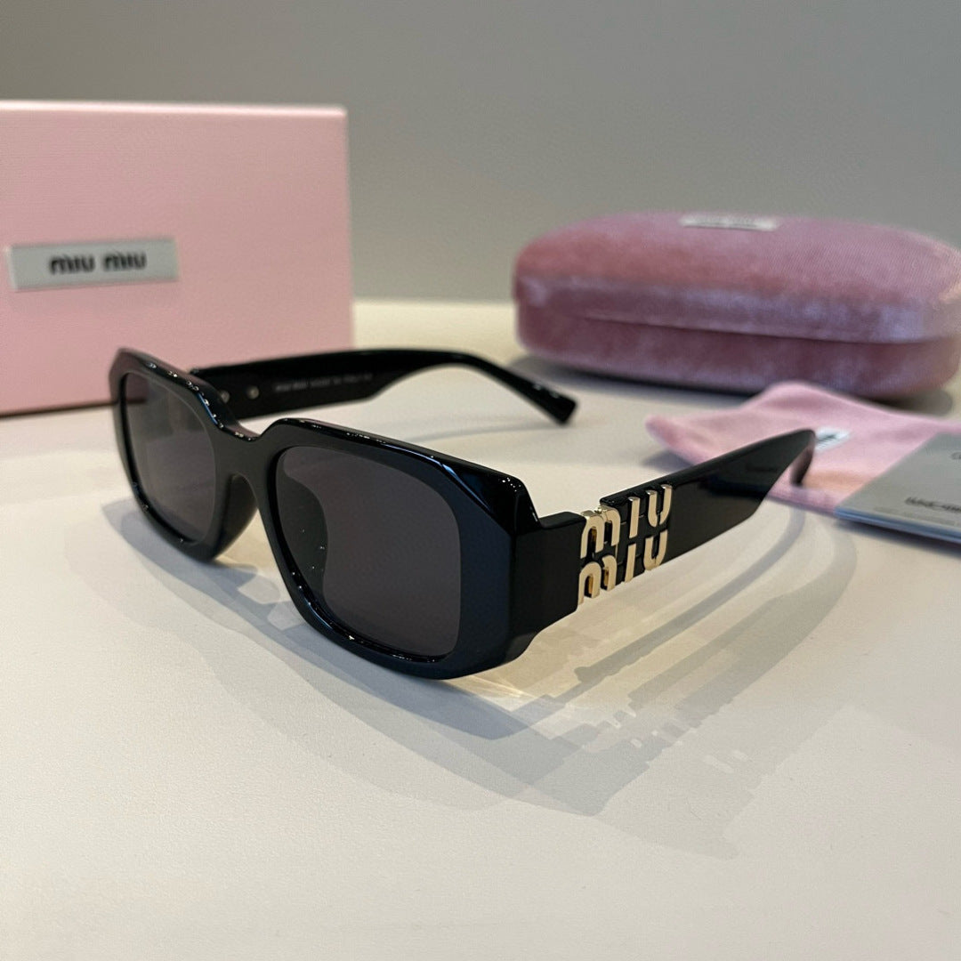Miu Miu Cat-Eye Black Lens Sunglasses for Men & Women - 372431 - detail image 3