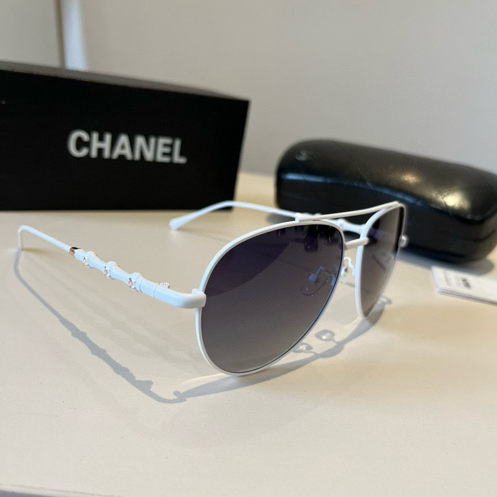 Chanel Fashion Silver Lens Sunglasses for Men & Women - 371714