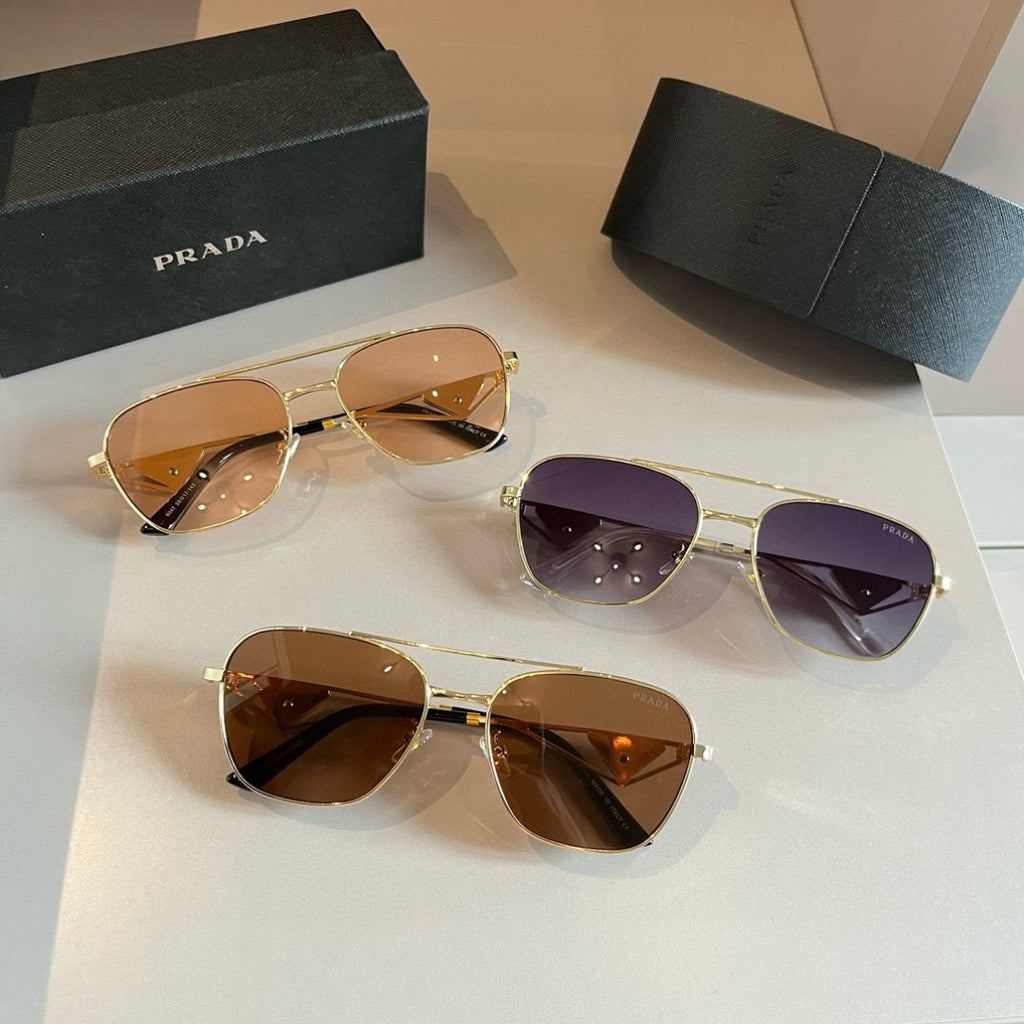 Prada Polarized Fashion Silver Lens Sunglasses for Men - 372134 - detail image 10