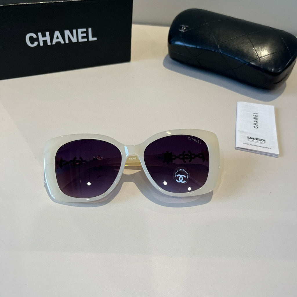 Chanel Polarized Fashion Silver Lens Sunglasses for Men & Women - 382244 - detail image 2
