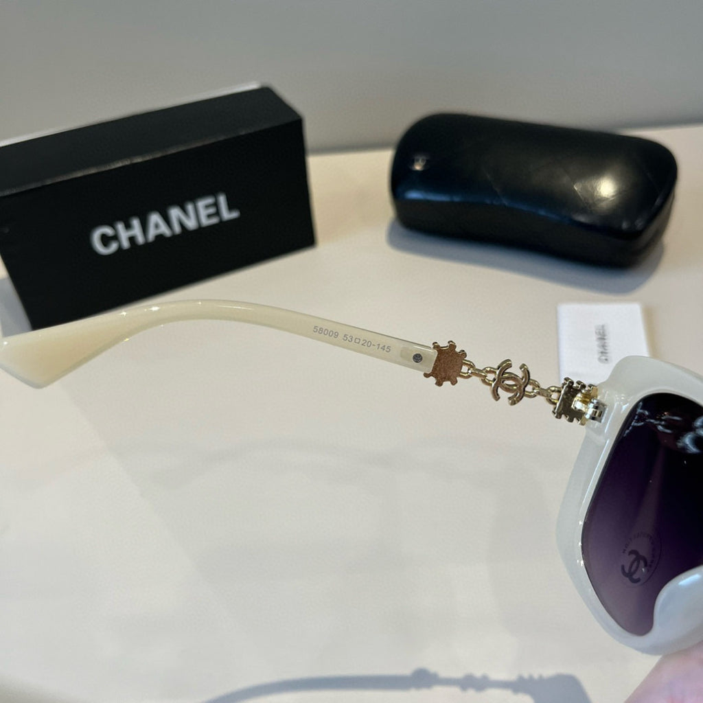 Chanel Polarized Fashion Silver Lens Sunglasses for Men & Women - 382244 - detail image 9