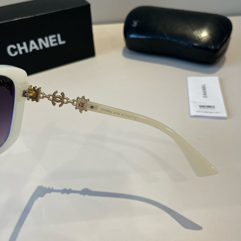 Chanel Polarized Fashion Silver Lens Sunglasses for Men & Women - 382244 - detail image 8