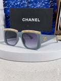 Chanel Metal Square Silver Lens Sunglasses for Women - 382215