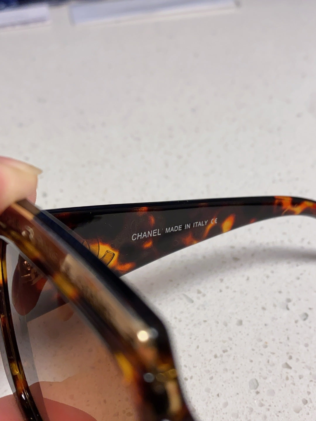 Chanel Metal Square Brown Lens Sunglasses for Women - detail image 7