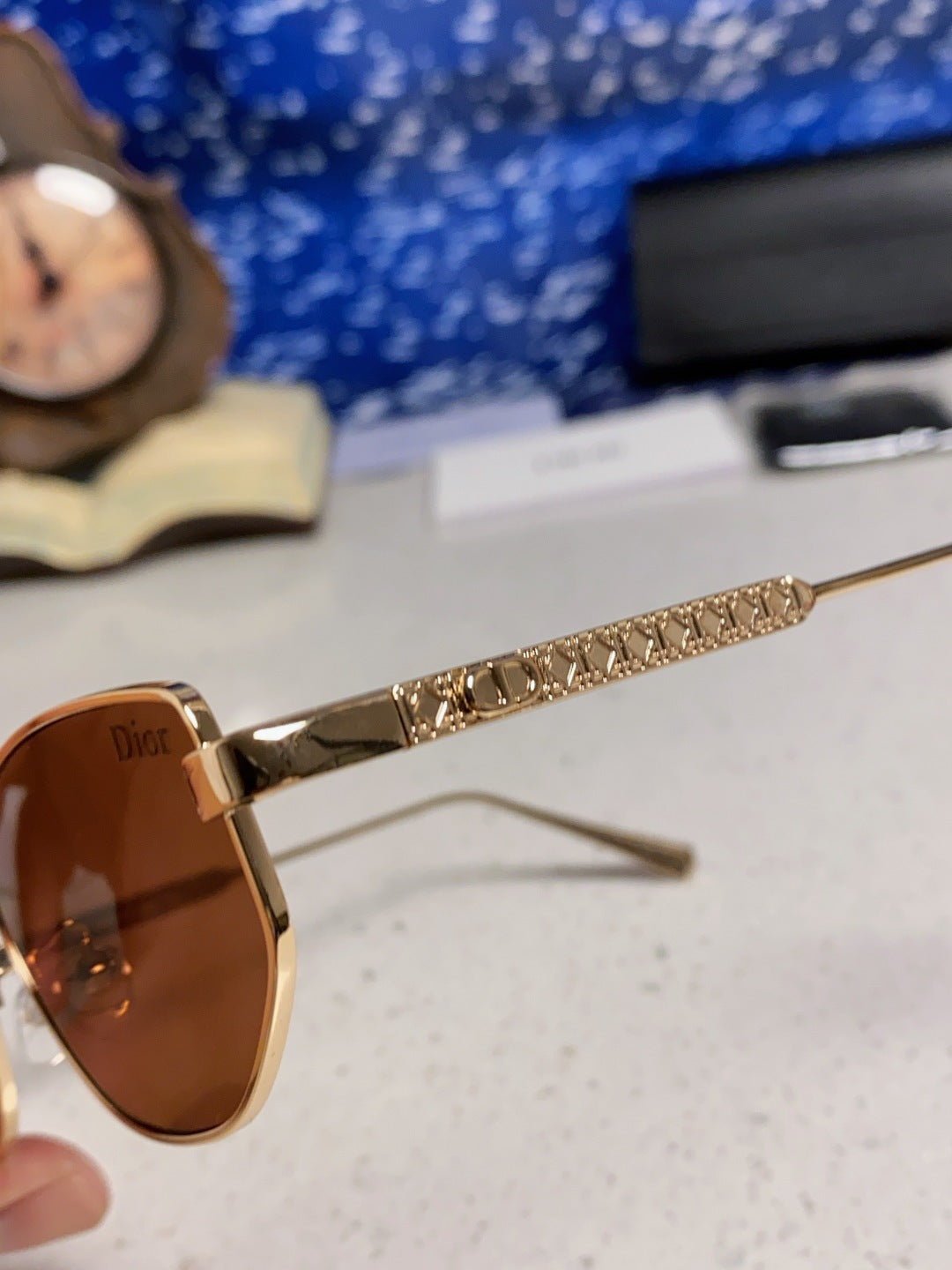 Dior Metal Round Red Lens Sunglasses for Men & Women - 158403 - detail image 8