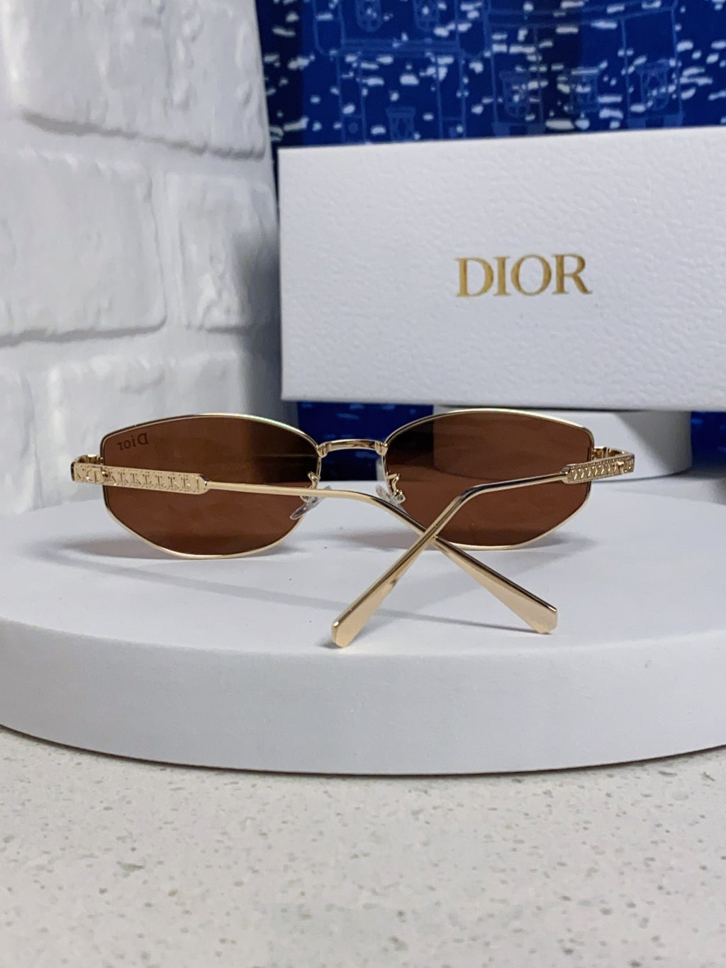 Dior Metal Round Red Lens Sunglasses for Men & Women - 158403 - detail image 4
