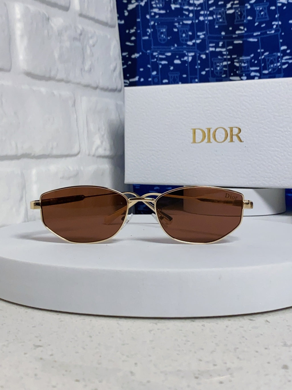 Dior Metal Round Red Lens Sunglasses for Men & Women - detail image 3