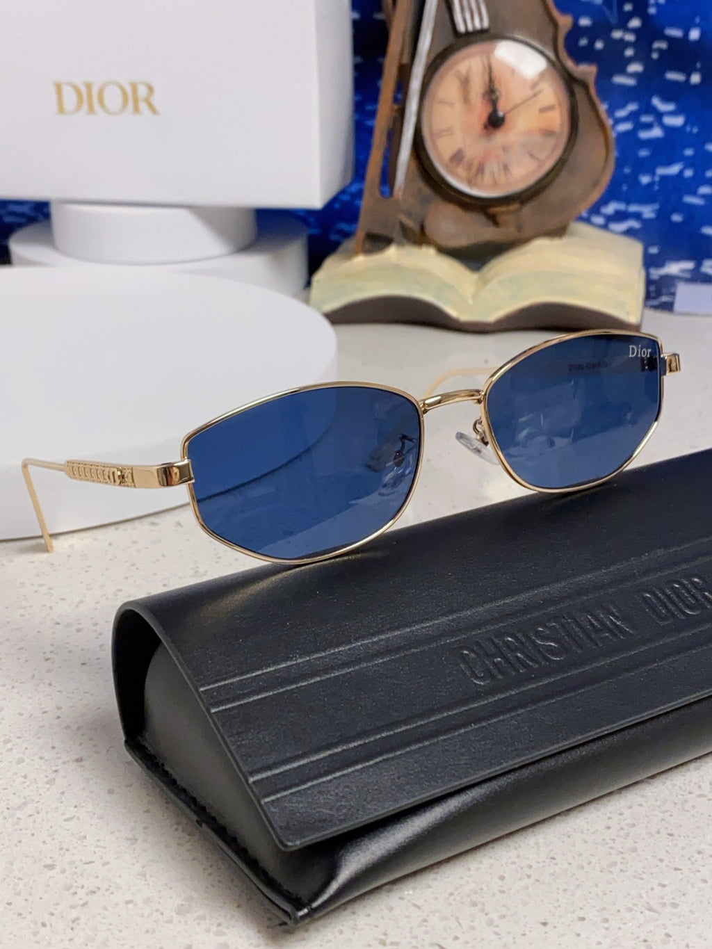 Dior Metal Round Brown Lens Sunglasses for Men & Women - detail image 10