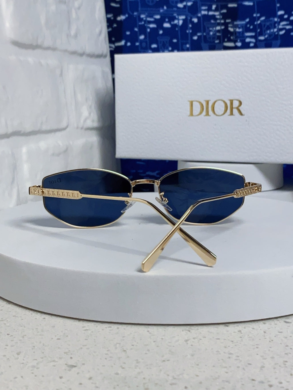 Dior Metal Round Brown Lens Sunglasses for Men & Women - detail image 3