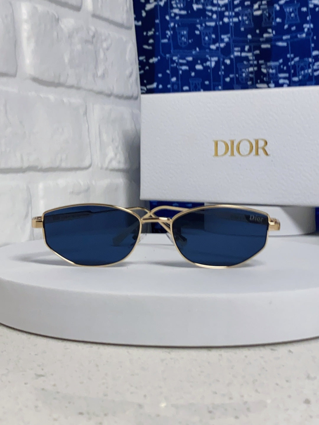 Dior Metal Round Brown Lens Sunglasses for Men & Women - detail image 2