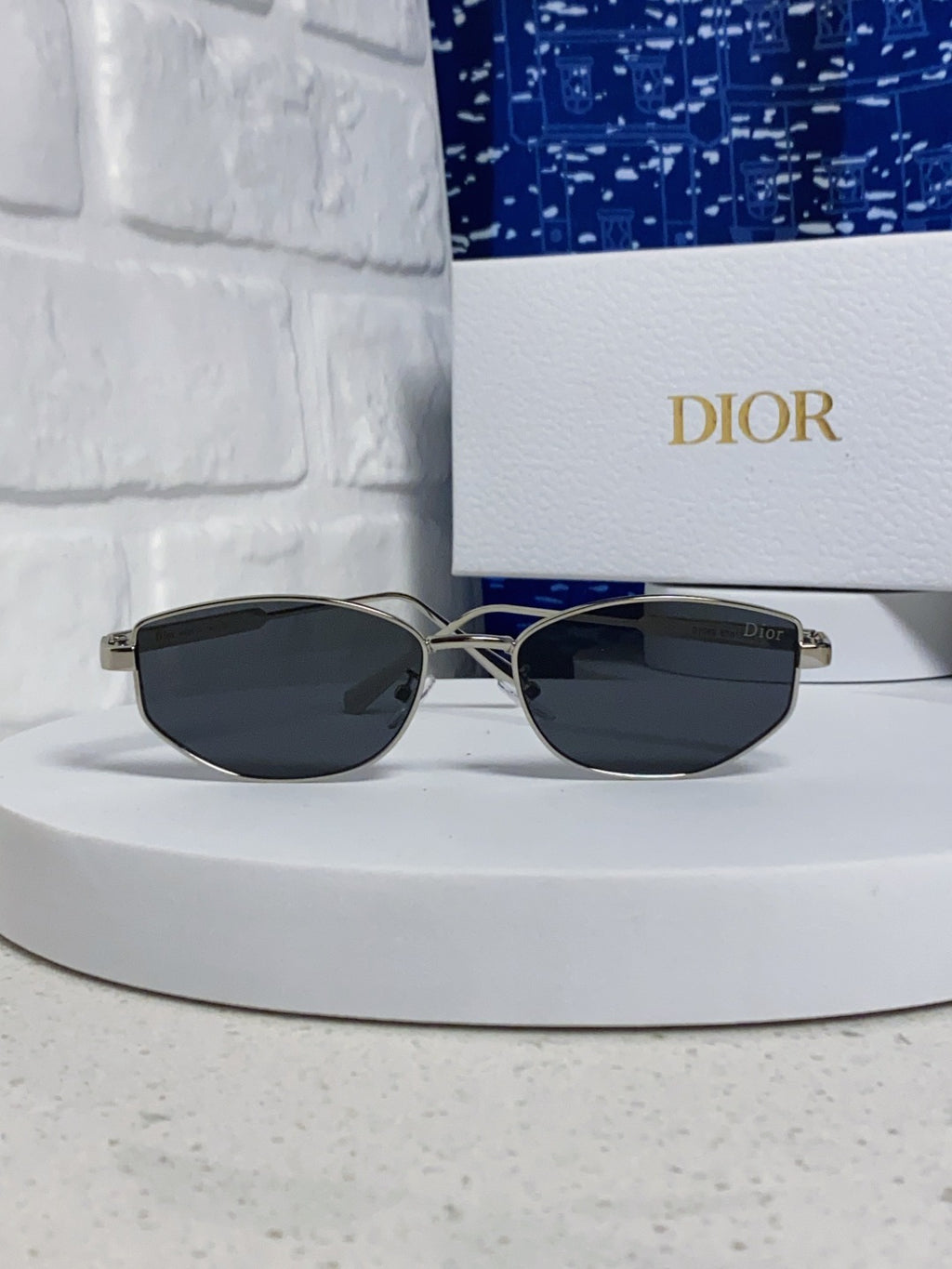 Dior Metal Round Silver Lens Sunglasses for Men & Women - 158405 - detail image 2