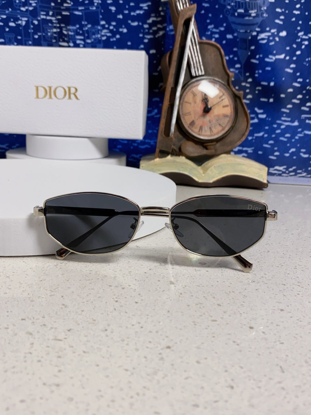 Dior Metal Round Silver Lens Sunglasses for Men & Women - 158405 - detail image 10
